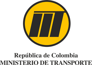 Logo del Ministerio de Transporte, máxima autoridad para la licencia de conducir en Colombia.